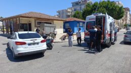 Motosiklet ile otomobil çarpıştı: 1 yaralı