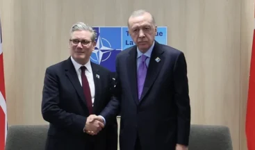 Cumhurbaşkanı Erdoğan, Starmer’ı kabul etti