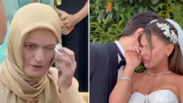 Feyyaz Şerifoğlu ve spiker Merve Dinçkol evlendi! Gelin ile kaynana karşılıklı ağladı