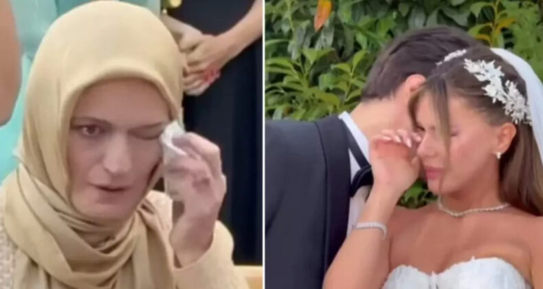 Feyyaz Şerifoğlu ve spiker Merve Dinçkol evlendi! Gelin ile kaynana karşılıklı ağladı