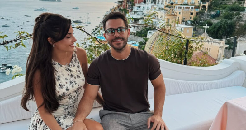 Hande Erçel ve Hakan Sabancı çiftinden romantik pozlar