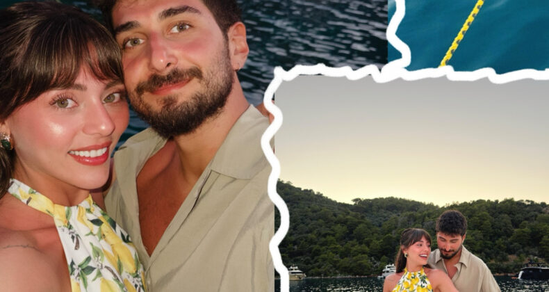 Oyuncu Sıla Türkoğlu sevgilisine poz verdi! Fotoğraf çok beğenildi
